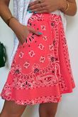 Ole Bubble Cotton Bandana Shorts Watermelon